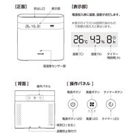 マクセル（Maxell） オゾン除菌消臭器「オゾネオエアロ+」 MXAP-DAE280WH 1台
