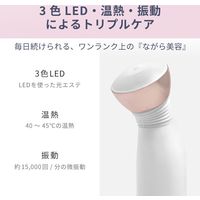 Areti（アレティ） 美顔器 電池式 3色LED ハンディ ホワイト（直送品）