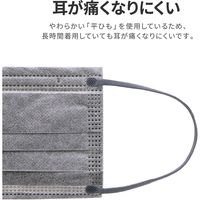 MSソリューションズ 不織布マスク 灰 ふつうサイズ(個包装) 50枚入/箱 PL-FM03GY50EG 2箱
