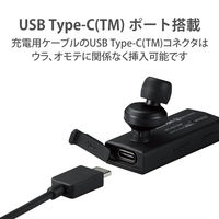エレコム Bluetoothヘッドセット/防水/HSC10WPMP/ブラック LBT-HSC10WPMPBK 1個（直送品）