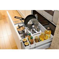 リッチェル トトノ 引き出し用 鍋フライパンスタンドN レギュラー 111745 3個（直送品）