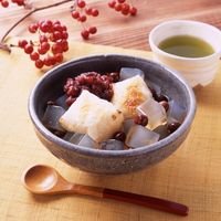 清水食品 国産天草使用 黒みつ豆寒天 6個