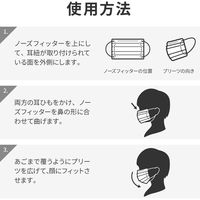 MSソリューションズ 不織布マスク こどもサイズ 50枚入/箱(個包装) ピンク PL-FM03PK50EC 1箱(50枚入)