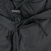 無印良品 撥水 中わた入り 巾着バッグ 黒 タテ３４×ヨコ２４×マチ２４ｃｍ 良品計画