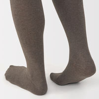 無印良品 レディース 婦人 足なり直角 かかとに合う タイツ 婦人Ｓ モカブラウン 良品計画
