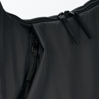 無印良品 撥水 中わた入り ２ＷＡＹ ワンショルダーバッグ 黒 タテ２８．５×ヨコ４０×マチ１２ｃｍ 良品計画