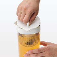 【まとめ買いセット】無印良品 横置きできる ストレーナー付き冷水筒 冷水専用約1L 1セット（1個×10） 良品計画