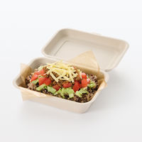 【まとめ買いセット】無印良品 バガスと竹パルプ フードパック 5枚入り 1セット（1袋（5枚入）×20） 良品計画