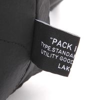 キルト2WA巾着バッグ ブラック LAKOLE/ラコレ