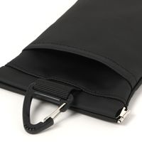 ポーチ　撥水 WRクチバネポーチ ブラック LAKOLE/ラコレ