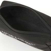 ポーチ　撥水 WRミニスクエアポーチ ブラック LAKOLE/ラコレ