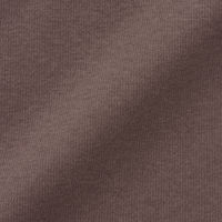 無印良品 レディース 婦人 あったか綿 ウールクルーネック長袖Ｔシャツ 婦人Ｌ ダークブラウン 良品計画