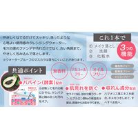 プラチナレーベル レチノールクレンジングウォーター（メイク落とし＋洗顔＋化粧水）500ml ドウシシャ