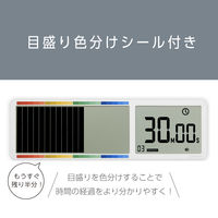 キングジム ビジュアルバータイマー 大型 シロ VBT100-W 1台