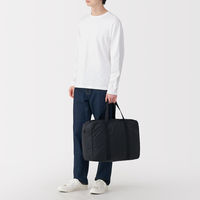 無印良品 たためる 撥水 横型ボストンバッグ 黒 タテ３４×ヨコ４４×マチ２１ｃｍ 良品計画