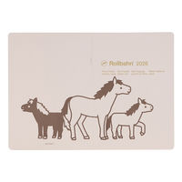 【2026年度版手帳】DELFONICS（デルフォニックス） ロルバーンノートダイアリーポニーA5 ライトピンク 160084561 1冊