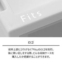 【引き出し収納】　天馬　フィッツケース マルチ 40ー35Mホワイト/クリア　幅35.0×奥行40.0×高さ30.0cm　1セット（1個×4）（わけあり品）