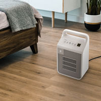 YAMAZEN セラミックヒーター 脱衣所用 人感・温度 Wセンサー 1200W 2段階切替 DSF-VE121(GW) 1台