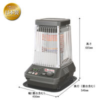 ダイニチ 業務用石油ストーブ 木造26畳/コンクリート35畳 13.0Lタンク 温風ファン FM-10C3(H) 1台