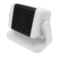 TOPLAND コンパクトセラミックヒーター 300W 電波式・レーダー人感センサー 省電力 SC-CH25WT 1台