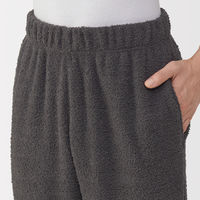 無印良品 メンズ　紳士 なめらかニットフリース 長袖ルームウェアセット 紳士Ｓ ダークグレー 良品計画