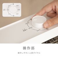 電響社 ゼピール 自動首振り電気ストーブ 900W ZDQー09BーW 1台