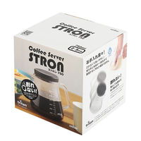 コーヒーサーバー コーヒーポット 750mL ブラック ストロン TW-3727 1個 食洗機対応 割れにくい 日本製 曙産業