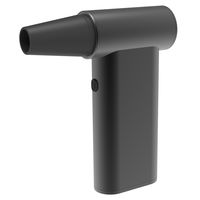 ナカバヤシ 最大風速50m/s 電動エアダスター JET turbo 充電式 ブラック DAD-401BK 1個