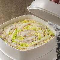 ふたしなセイロ 蒸し器 2段 ホワイト most most1 1個 富士商