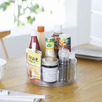 冷蔵庫 回転収納 マワリーナ 深型 クリア 1セット（1個×3） コジット