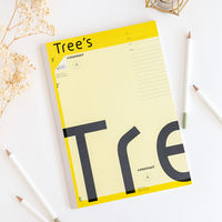 日本ノート Tree'sノート A4 PメモリA罫7mm 40枚 イエロー TRPAA4 1セット（1冊×10）