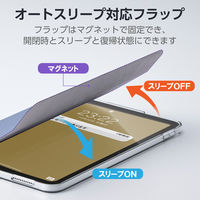 エレコム iPad(A16) (第10世代) フラップケース 薄型軽量 TB-A25RWVBG 1個