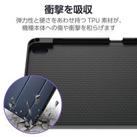 エレコム iPad(A16) (第10世代) フラップケース 衝撃吸収 TB-A25RSANV 1個