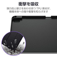 エレコム iPad(A16) (第10世代) フラップケース 衝撃吸収 TB-A25RSABK 1個（直送品）
