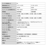 45形BS110度CSアンテナ(ブラック) BC453SB DXアンテナ 1個（直送品）