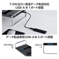 モニタースタンド型 ドッキングステーション 12in1 DST-W08 エレコム 1個（直送品）