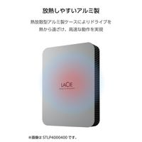 LaCie 外付け ポータブル HDD 4TB Mobile Drive Secure STLR4000400 ラシー 1個（直送品）