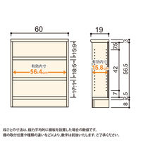 大洋 Shelfit Shelfit エースラックタフ 幅600×奥行190×高さ700mm ARタフ7060S(NA) 1台（直送品）