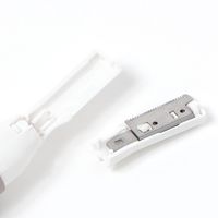 眉毛シェーバー レディース フェイスシェイバー グレー LAKOLE/ラコレ