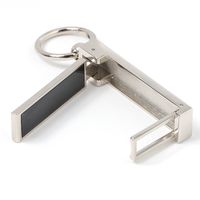 トラベルハンガー 2WAYメタルバッグハンガー レディース メンズ マットシルバー LAKOLE/ラコレ