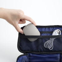 ナカバヤシ 無線静音 充電スライド式コンパクト 5ボタン BlueLEDマウス グレージュ MUS-RKF235GY 1個