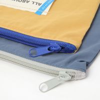 化粧ポーチ LABELフラットポーチＭ イエロー studio CLIP