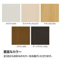 大洋 Shelfit カラーラック 幅400×奥行250×高さ1780mm ベーシックブラウン NC1840SR(BR) 1台（直送品）