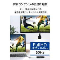 ワイヤレスHDMI送受信機 FullHD(1920×1080px) 60Hz対応 DH-CW4K110EBK エレコム 1個（直送品）