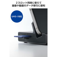 スマホスタンド型 ドッキングステーション USB-C 6in1 HDMI グレー DST-P060BPGY エレコム 1個（直送品）