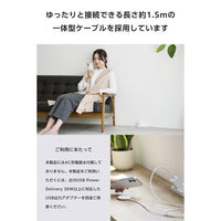 ワイヤレス充電器 マグネット式 Qi2 15W 高速充電 コンパクト しろちゃん EC-MA10WF エレコム 1個（直送品）