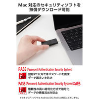 USBメモリ 32GB USB3.2 Gen1 スライド式 ブラック MF-WSAU3032GBK エレコム 1個（直送品）