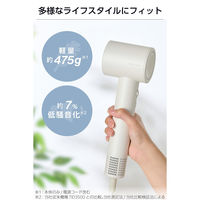 理美容器具 ハンドドライヤー マイナスイオン ディフューザー付 ホワイトTD863A-W テスコム 1個（直送品）