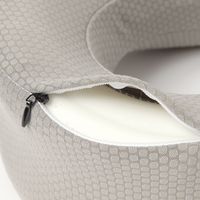 (TRAVEL)低反発ネックピロー グレー LAKOLE/ラコレ