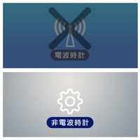 ノア精密 置き時計 デジタル MAG LED カレンダー付き 温度計付き アース 478312 1個（直送品）